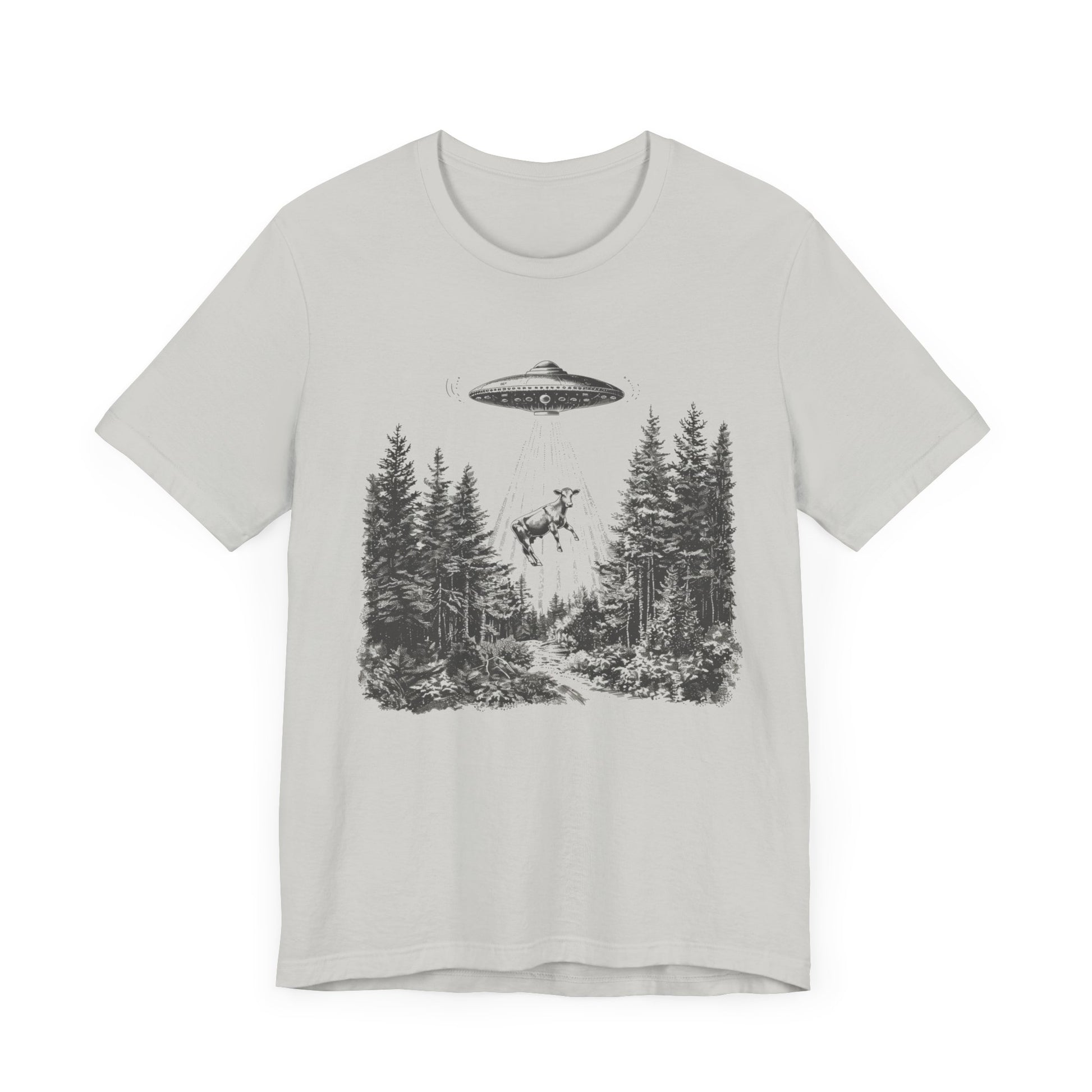 Ufo Cow Shirt, Retro T-Shirt, Vintage Cow Ufo TShirt, Ufo Graphic Tee - PopCultureByDesign36