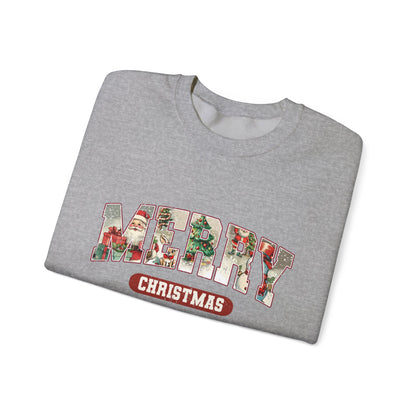 Christmas Sweatshirt, Christmas Gift Women, Merry Christmas Sweatshirt - PopCultureByDesign36