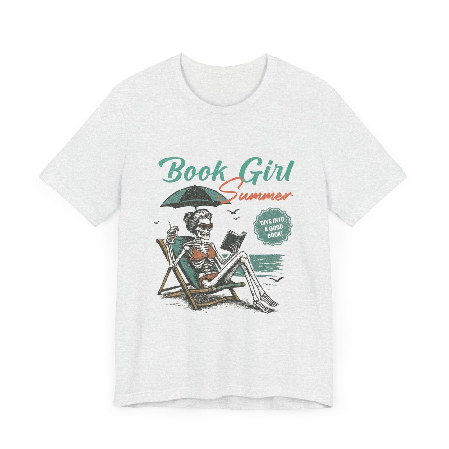 Book Girl Summer Shirt, Reading Lover Tee, Literary Bookworm Top - PopCultureByDesign36