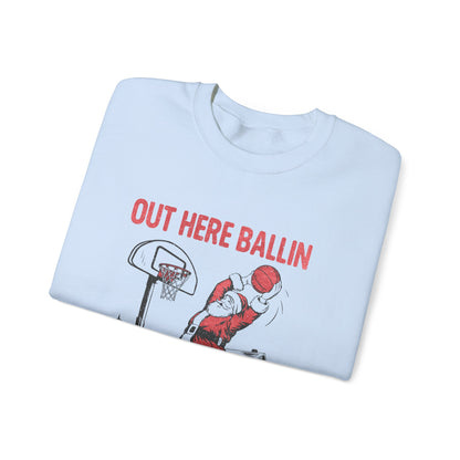 Santa Inspired, Funny Santa Sweatshirt, Retro Santa Sweatshirt - PopCultureByDesign36