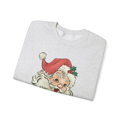 Retro Santa Sweater,Vintage Santa Christmas Sweatshirt,Retro Santa Claus Shirt - PopCultureByDesign36
