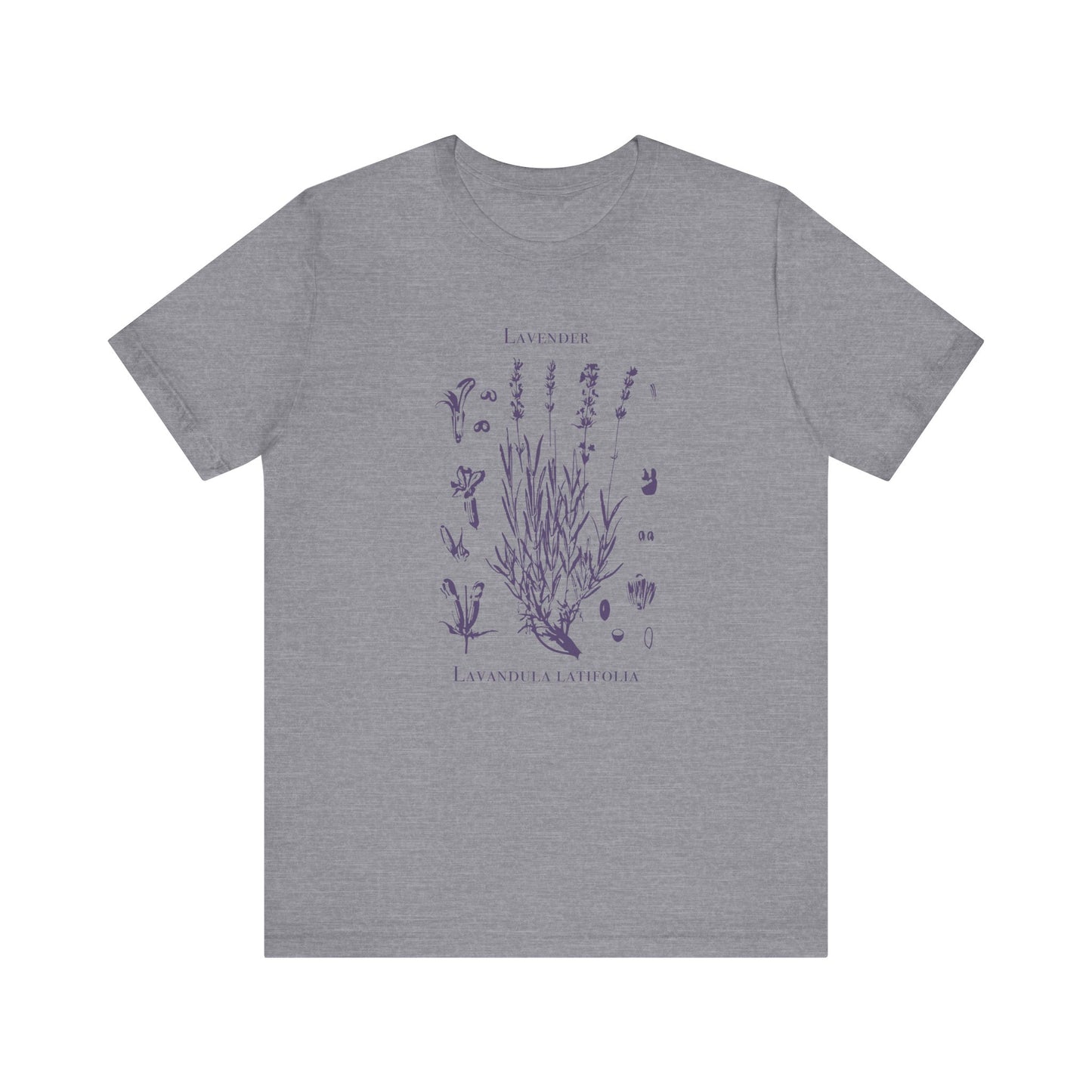 Retro Lavender Adult Shirt, Wildflowers Nature Shirt, Botanical Shirt - PopCultureByDesign36