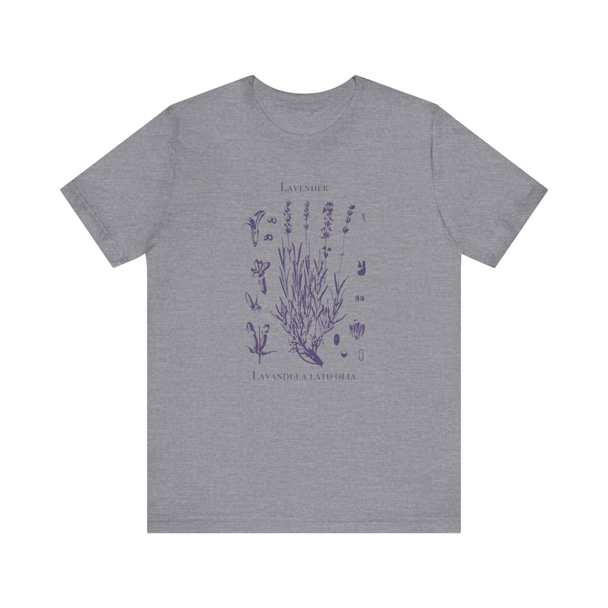 Retro Lavender Adult Shirt, Wildflowers Nature Shirt, Botanical Shirt - PopCultureByDesign36