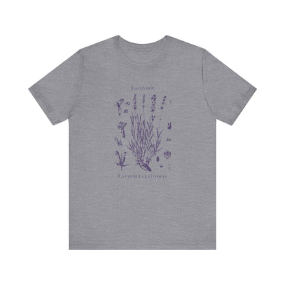 Retro Lavender Adult Shirt, Wildflowers Nature Shirt, Botanical Shirt - PopCultureByDesign36