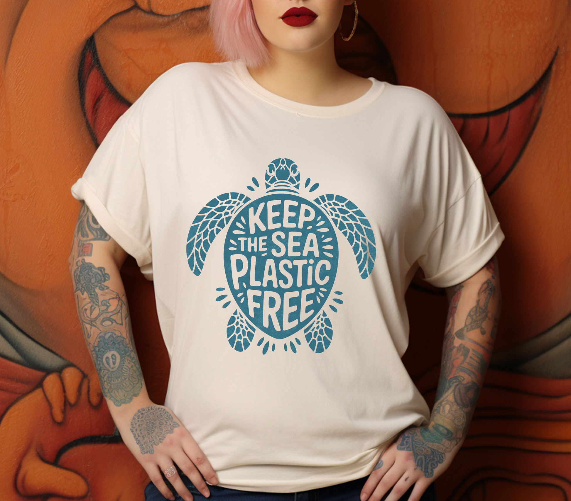 Sea Life Earth Day Unisex T-shirt, Save the Ocean Tee, Eco-Friendly Tee - PopCultureByDesign36