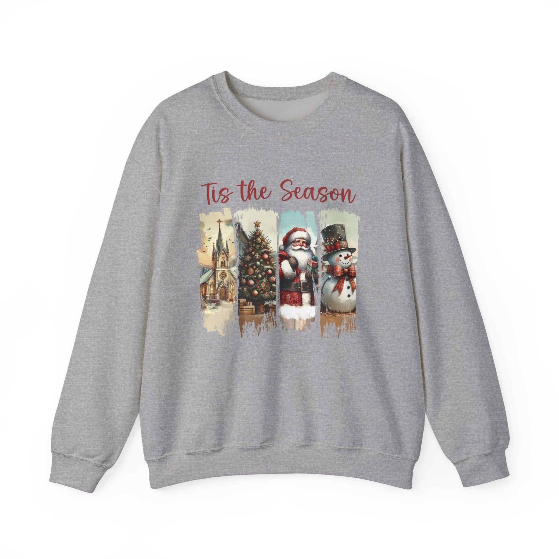 Tis The Season Sweatshirt, Merry Christmas Shirt, Christmas Sweatshirt - PopCultureByDesign36