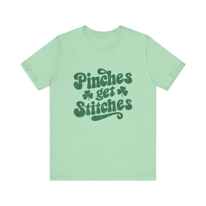 Pinches Get Stitches Shirt, Shamrock Shirt, St Patrick's Day Shirt - PopCultureByDesign36