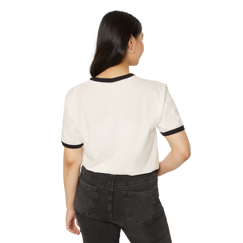 J'Adore Hardcore Ringer T-Shirt — Bold French-Inspired Statement Tee by PopCultureByDesign36