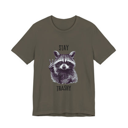 Stay Trashy Raccoon Shirt, Raccoon Shirt Funny, Cool Vintage Style Raccoon Shirt - PopCultureByDesign36