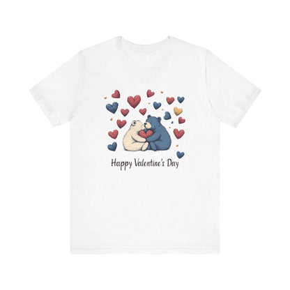 Bear Valentine Shirt, Cute Bear Shirt, Teddy Bear Shirt, Heart Valentine Shirt - PopCultureByDesign36