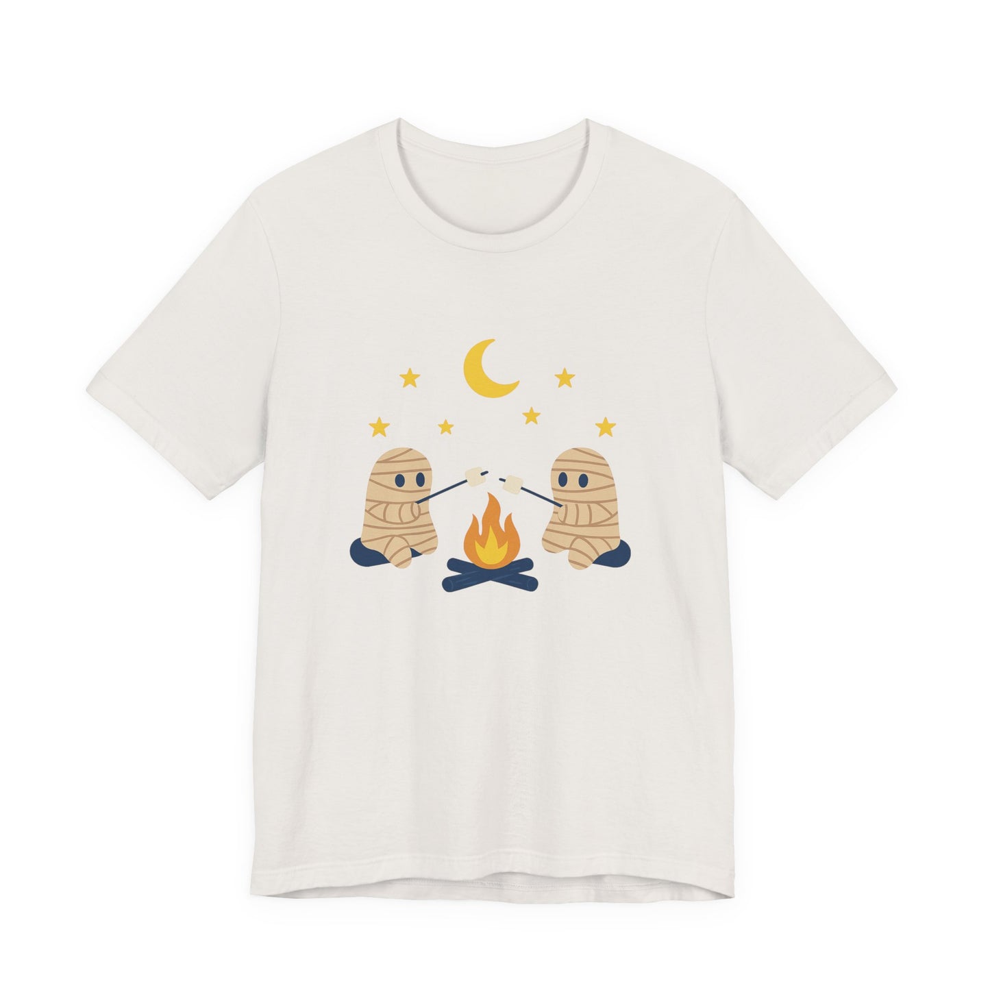 Camping Mummy Tee, Halloween Shirt, Spooky Camping Top - PopCultureByDesign36