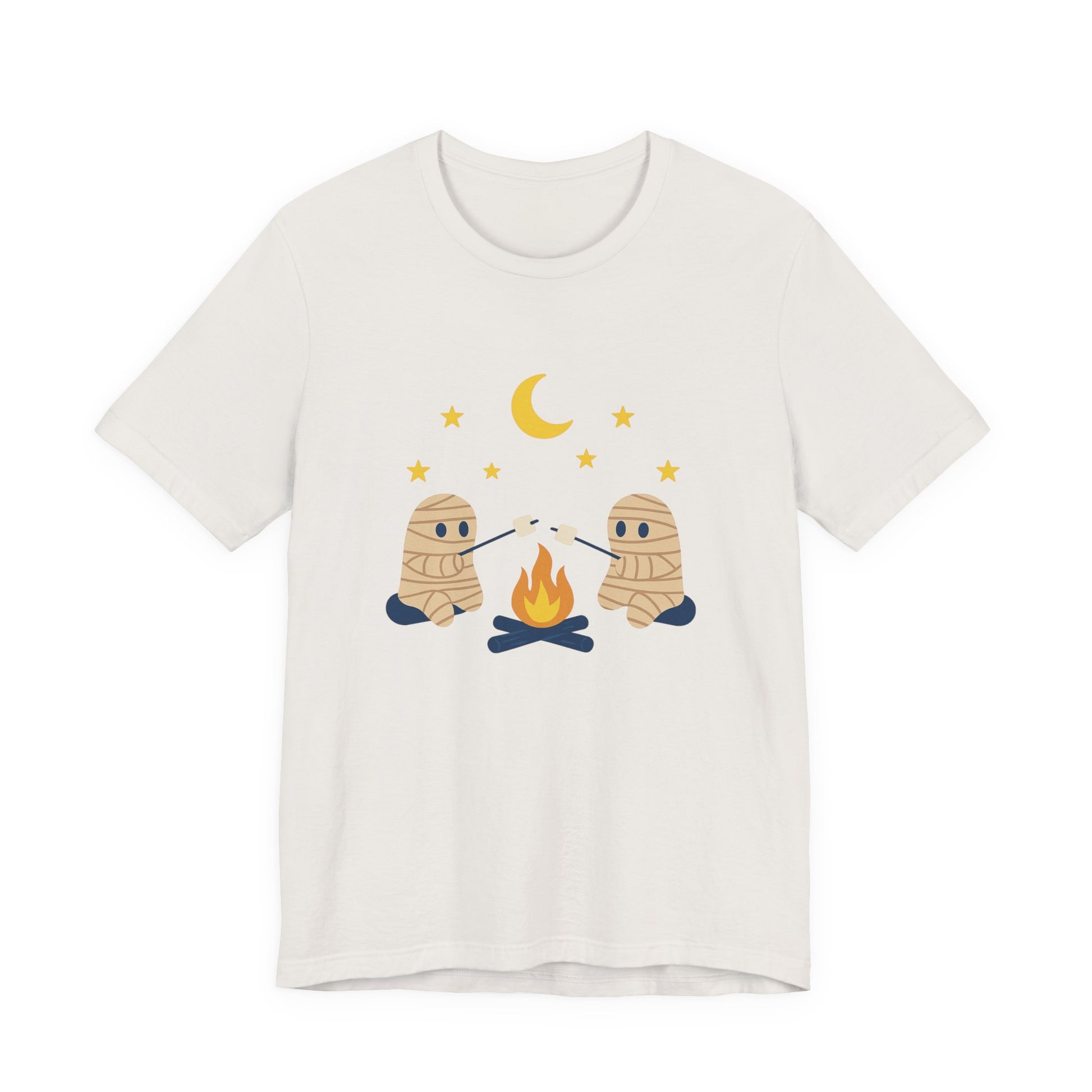 Camping Mummy Tee, Halloween Shirt, Spooky Camping Top - PopCultureByDesign36