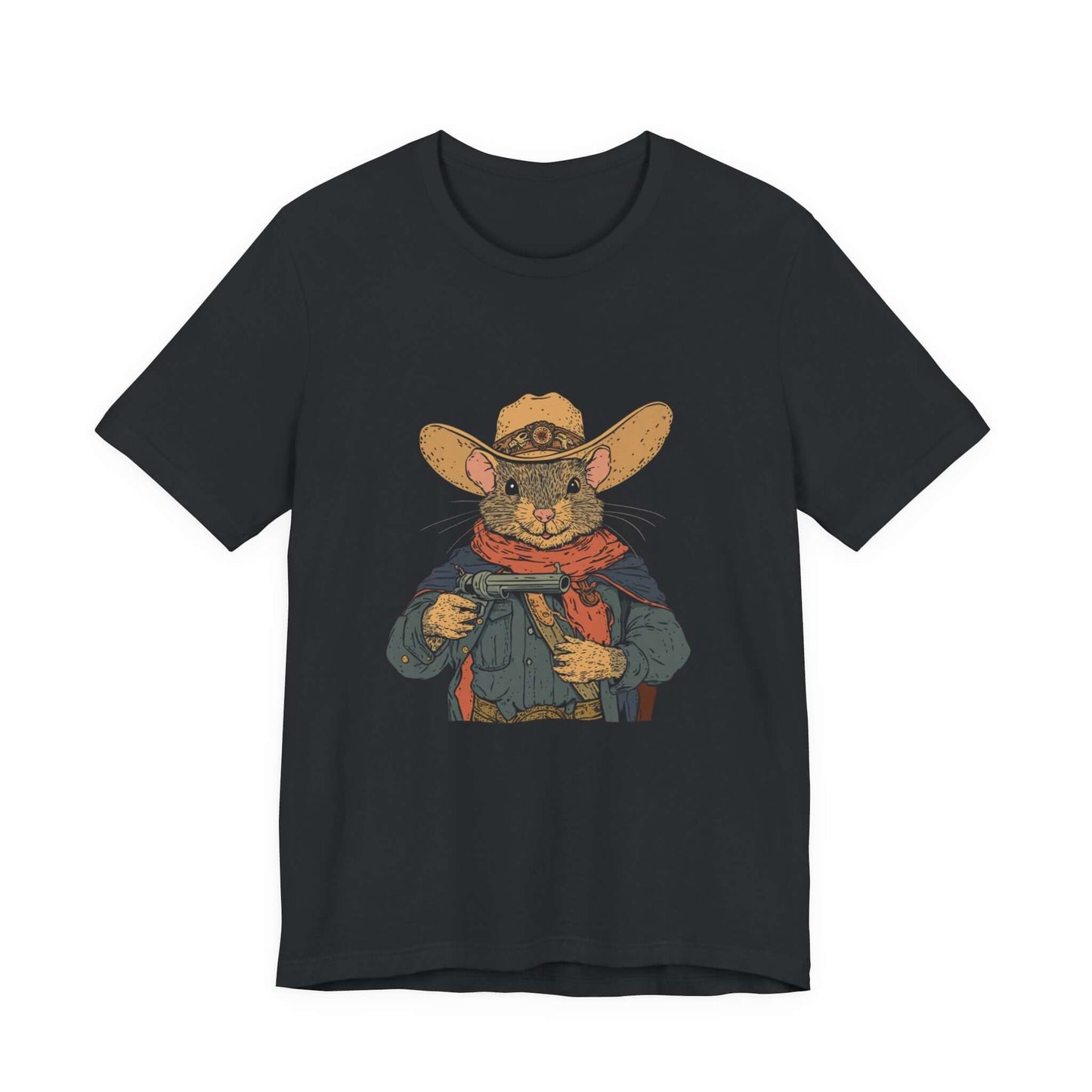 Funny Cowboy Mouse Shirt, Funny Rodent Shirt, Funny Mouse Shirt - PopCultureByDesign36