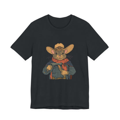 Funny Cowboy Mouse Shirt, Funny Rodent Shirt, Funny Mouse Shirt - PopCultureByDesign36