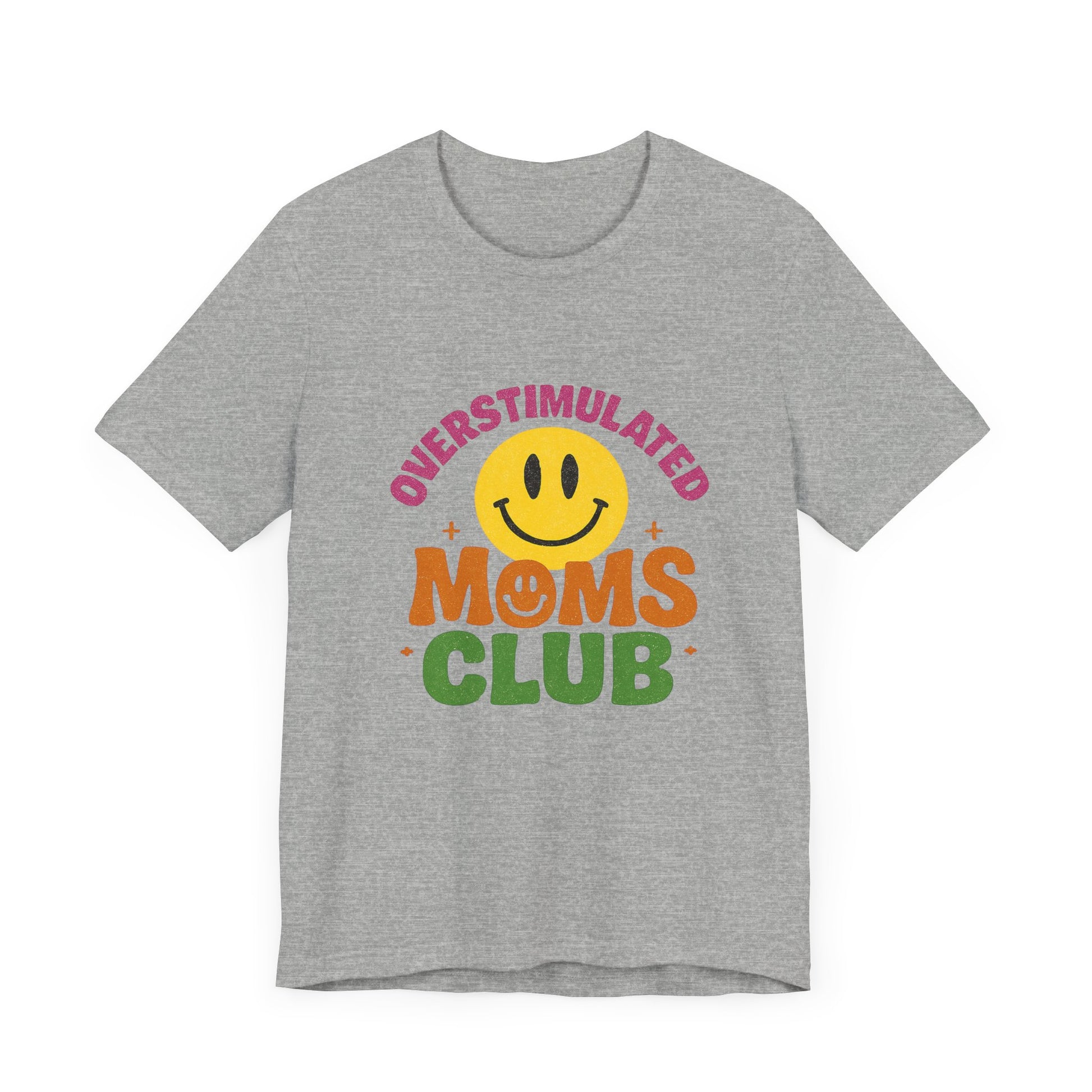 Overstimulated Moms Club Tee, Exhausted Mom T-Shirt, Mom Life Shirt - PopCultureByDesign36