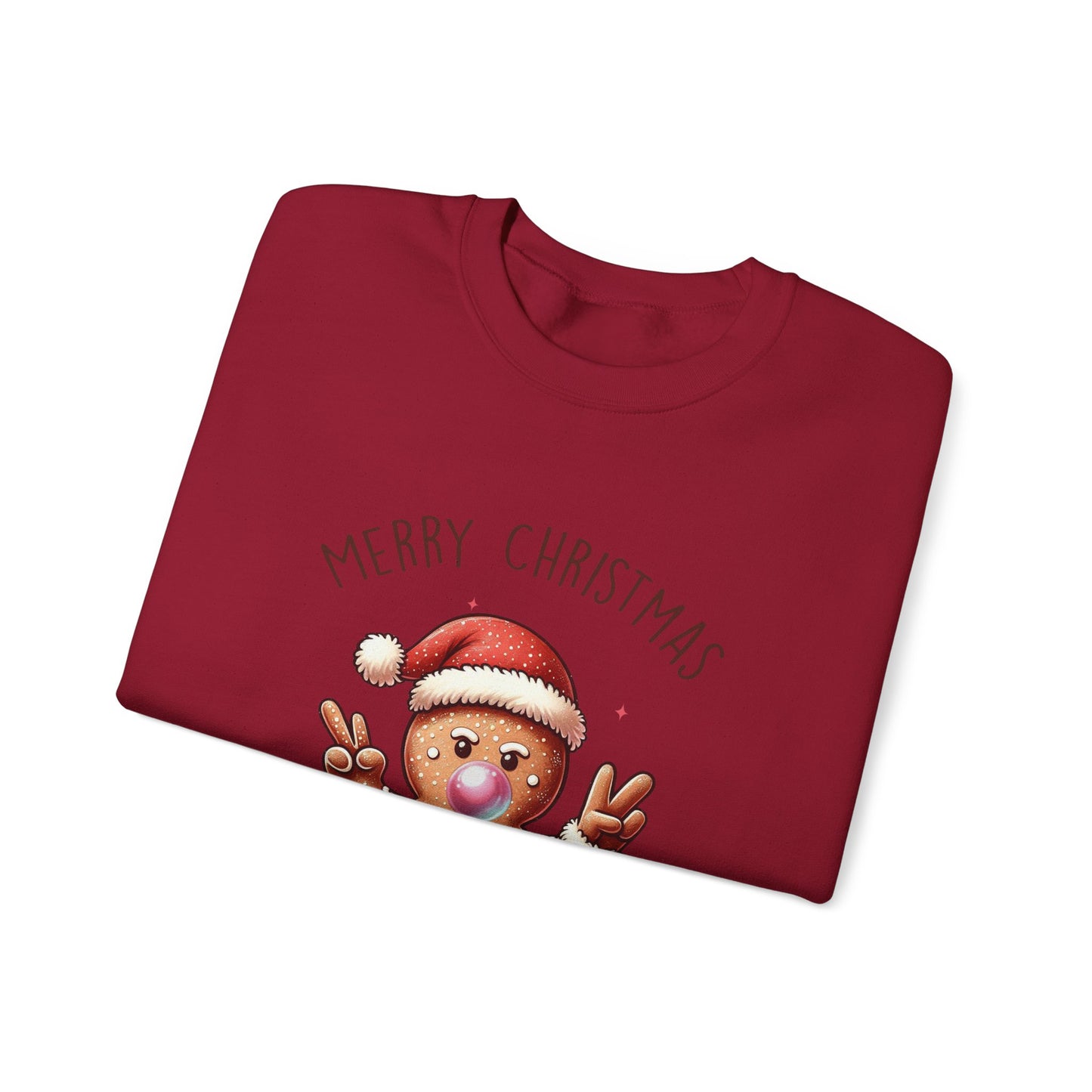 Funny Christmas Gingerbread Sweatshirt, Christmas Cookie Shirt, Christmas Santa - PopCultureByDesign36