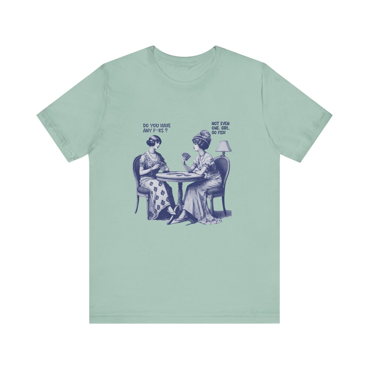 Funny Card Playing Tee, Card Playing Lovers Tee, Vintage Style Top - PopCultureByDesign36