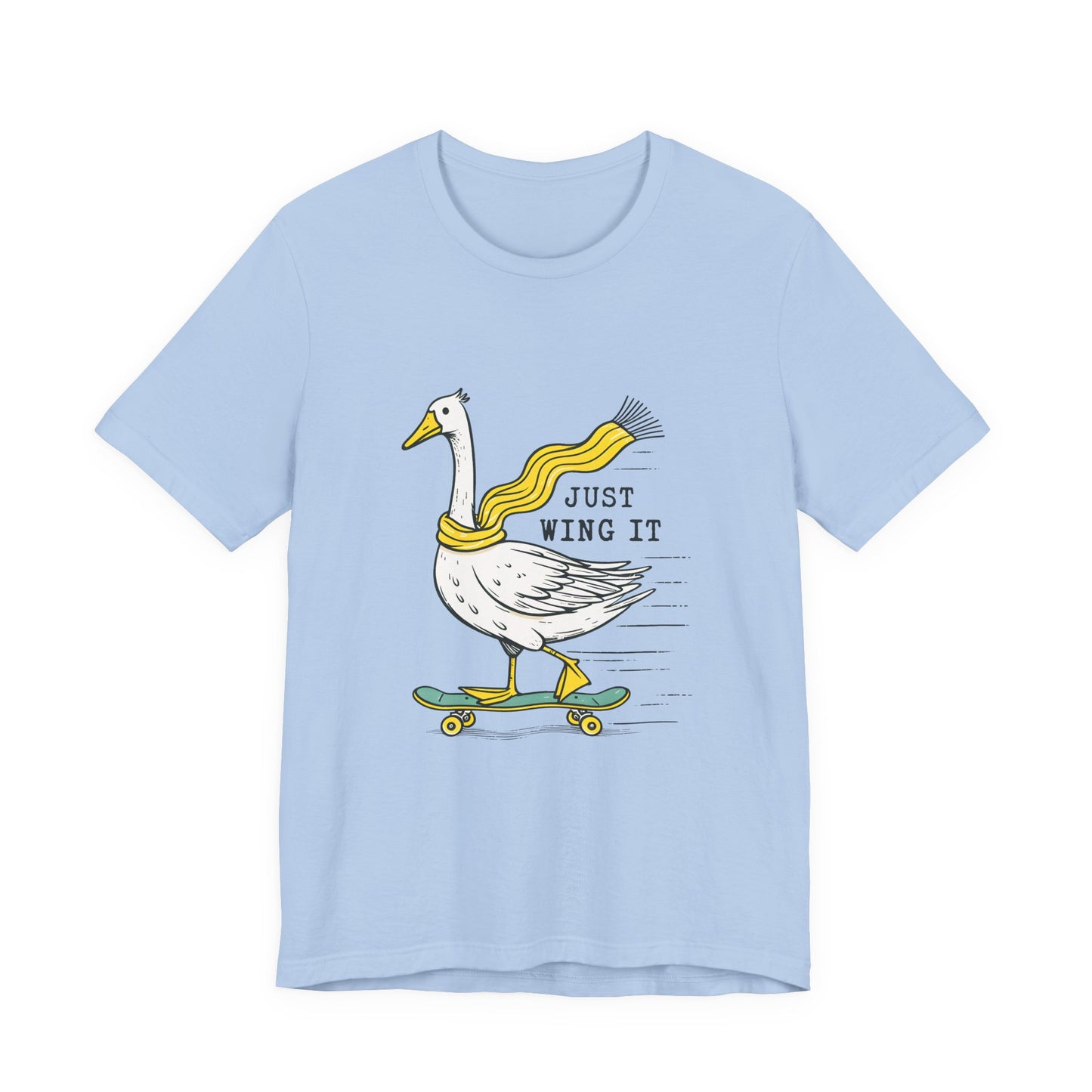 Pun Humor Bird Tee, Bird Lover Gift, Funny Bird Shirt, Skateboard Goose - PopCultureByDesign36