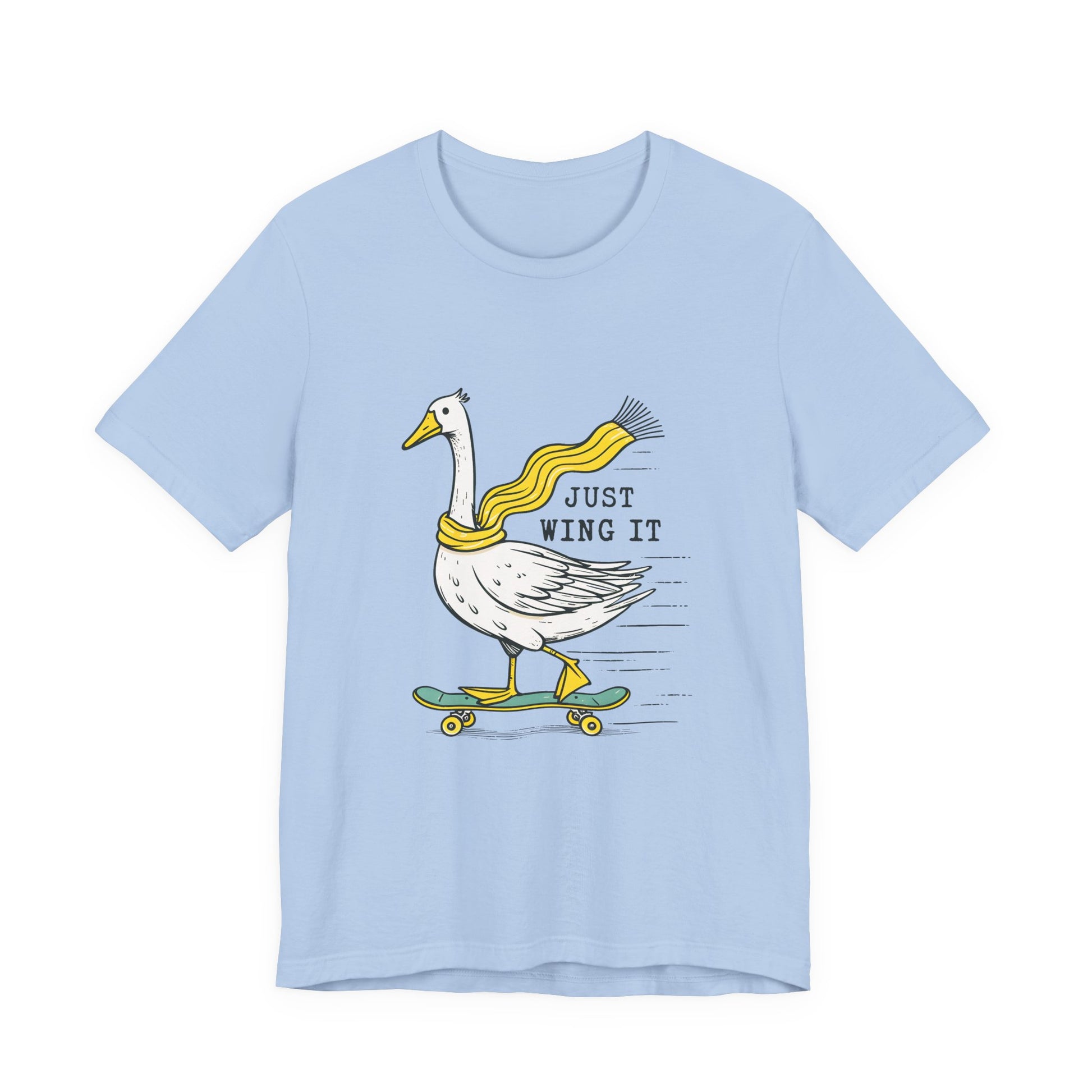 Pun Humor Bird Tee, Bird Lover Gift, Funny Bird Shirt, Skateboard Goose - PopCultureByDesign36