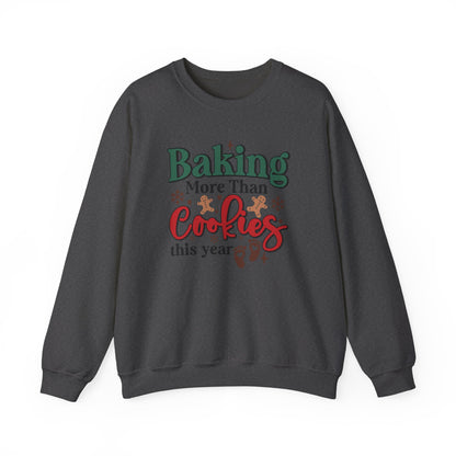 Baking More Than Cookies This Year Sweatshirt, Pregnancy Reveal Sweatshirt - PopCultureByDesign36