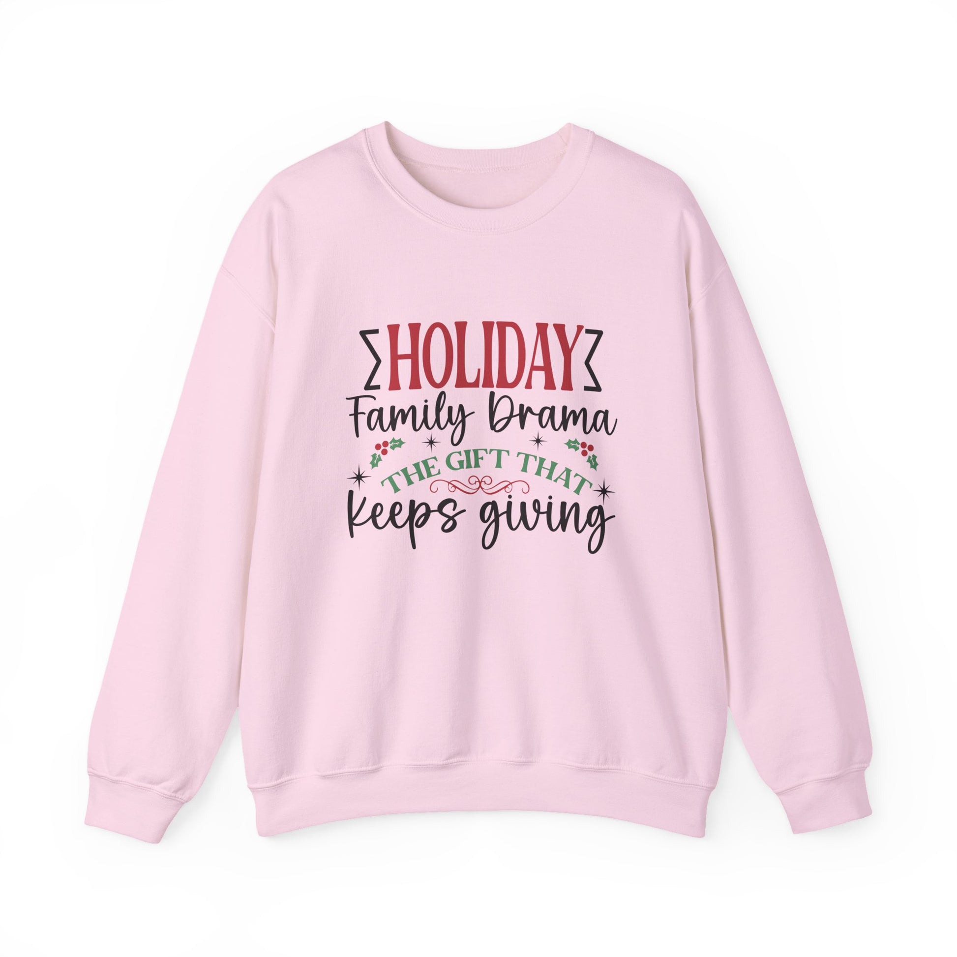 Holiday Family Drama The Gift That Keeps Giving Sweatshirt, Family Matching - PopCultureByDesign36