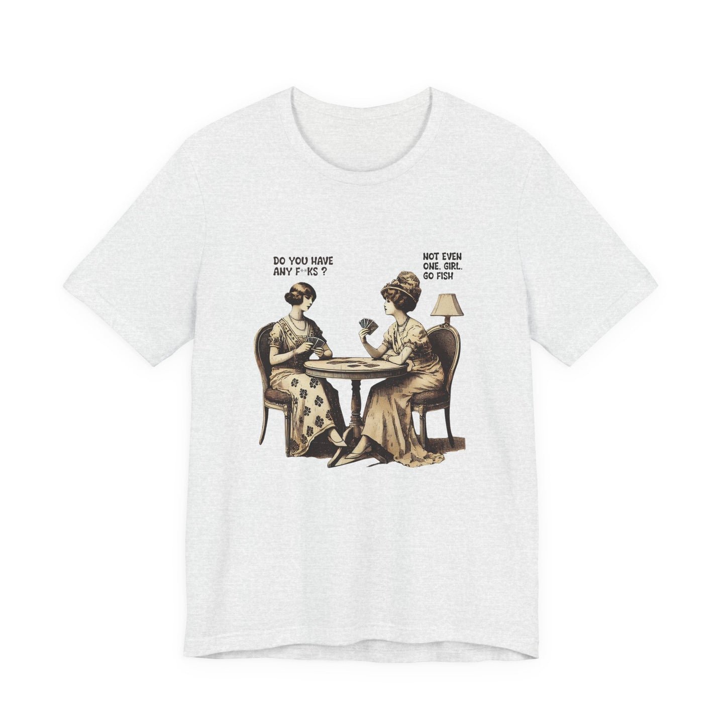 Funny Card Playing Tee, Card Playing Lovers Tee, Vintage Style Top - PopCultureByDesign36