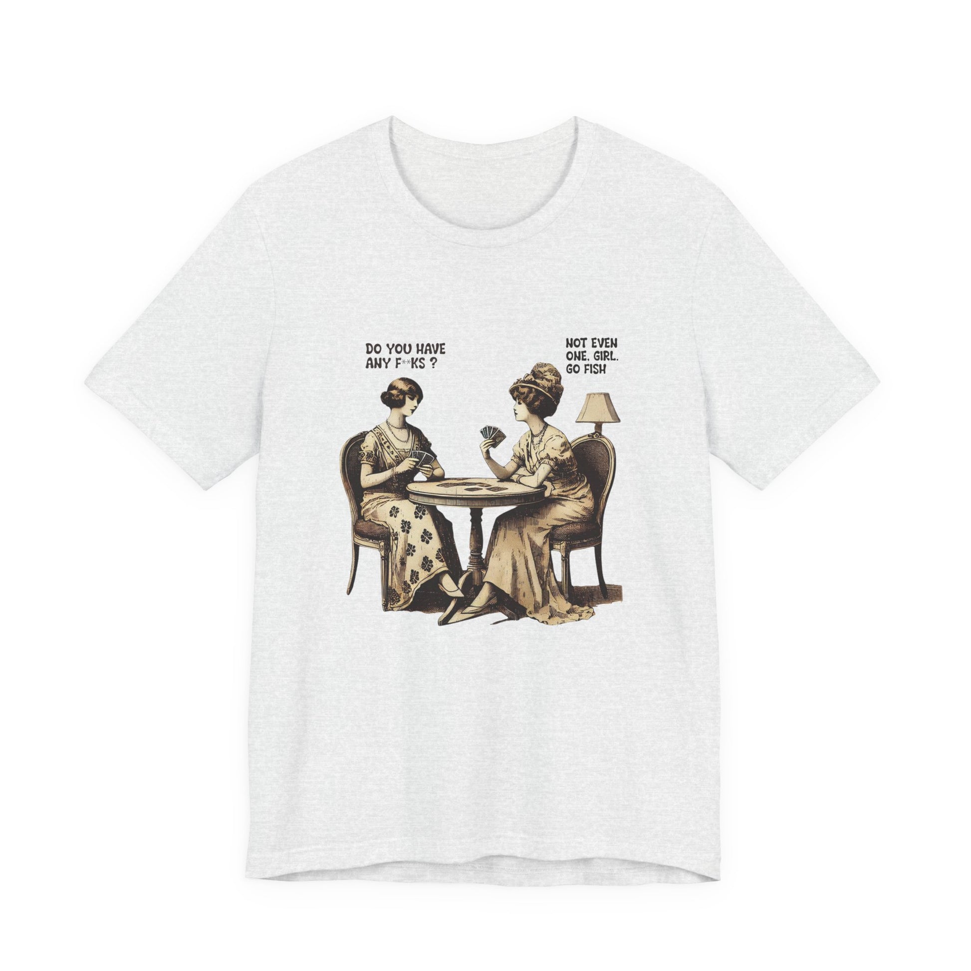 Funny Card Playing Tee, Card Playing Lovers Tee, Vintage Style Top - PopCultureByDesign36