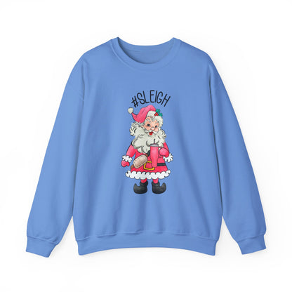 Sleigh santa, Retro Santa Sweater,Vintage Santa Christmas Sweatshirt - PopCultureByDesign36