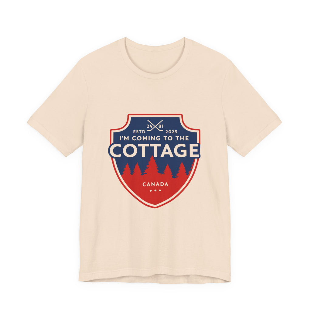 Cottage Hockey Tee — “I’m Coming to the Cottage” Canadian Hockey Lover Shirt by PopCultureByDesign36