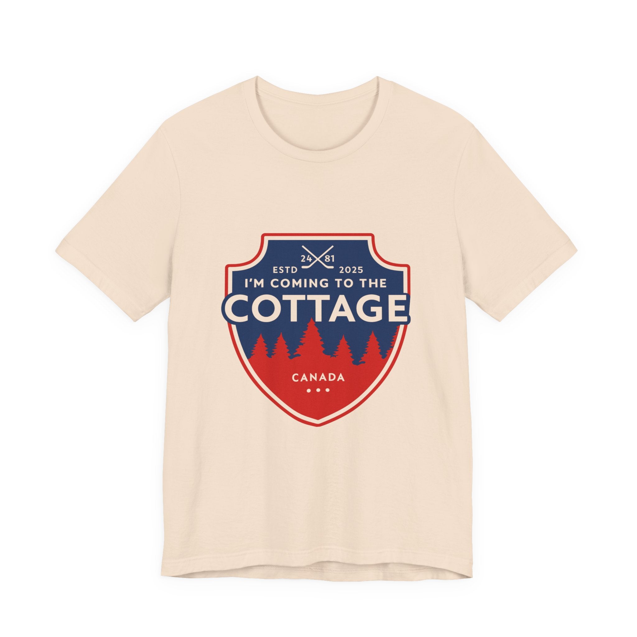 Cottage Hockey Tee — “I’m Coming to the Cottage” Canadian Hockey Lover Shirt by PopCultureByDesign36