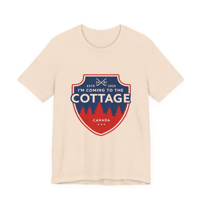 Cottage Hockey Tee — “I’m Coming to the Cottage” Canadian Hockey Lover Shirt