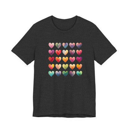 Bohemian Artsy Watercolor Shirt, Watercolor Tee, Watercolor Heart Tee - PopCultureByDesign36