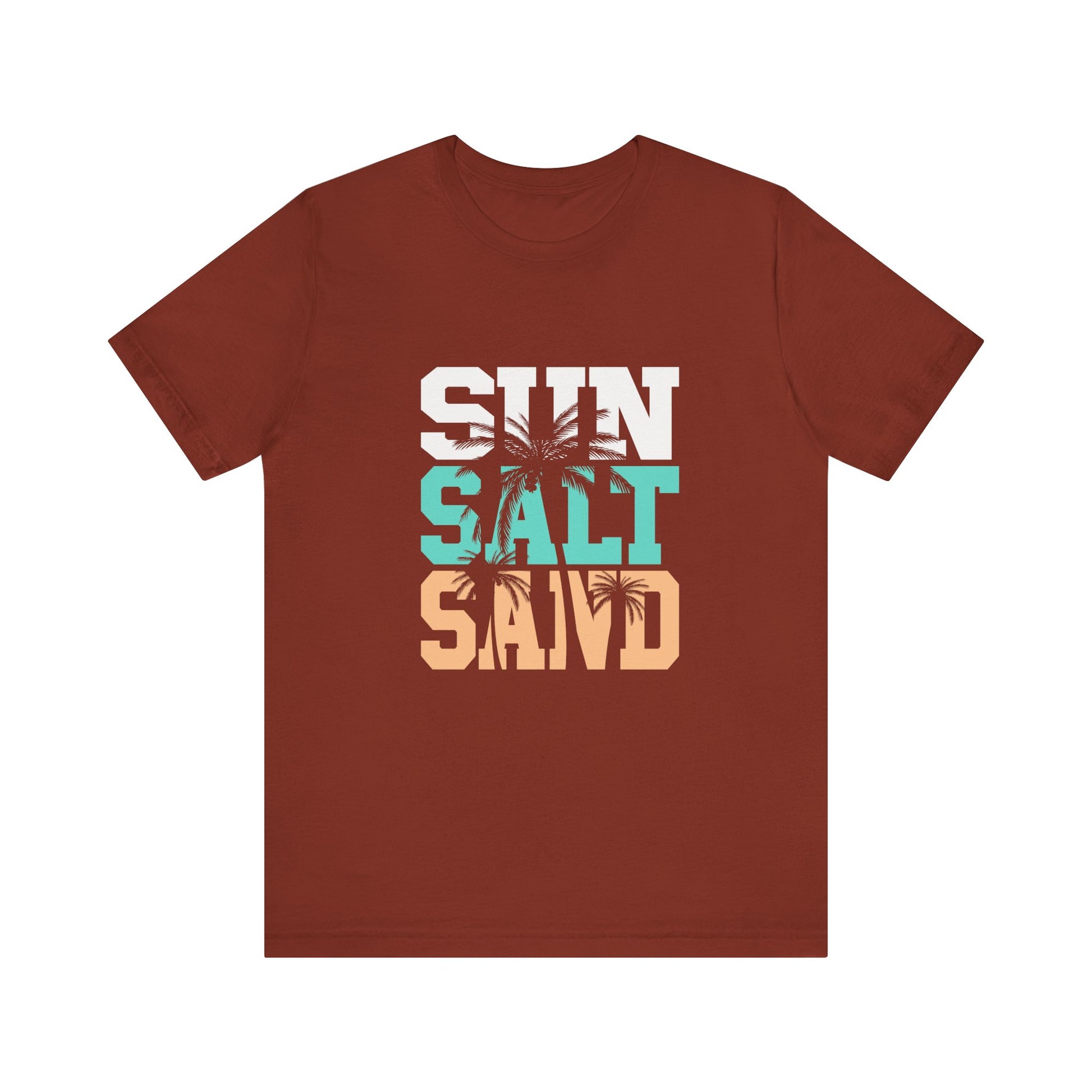 Sun Salt Sand Beach Shirt, Summer Ocean Vacation T-Shirt, Coastal Surf Lover Gift - PopCultureByDesign36