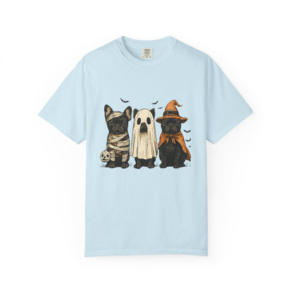 French Puppies Halloween T-shirt, Cute Frenchie Halloween, Dog Lover Shirt - PopCultureByDesign36