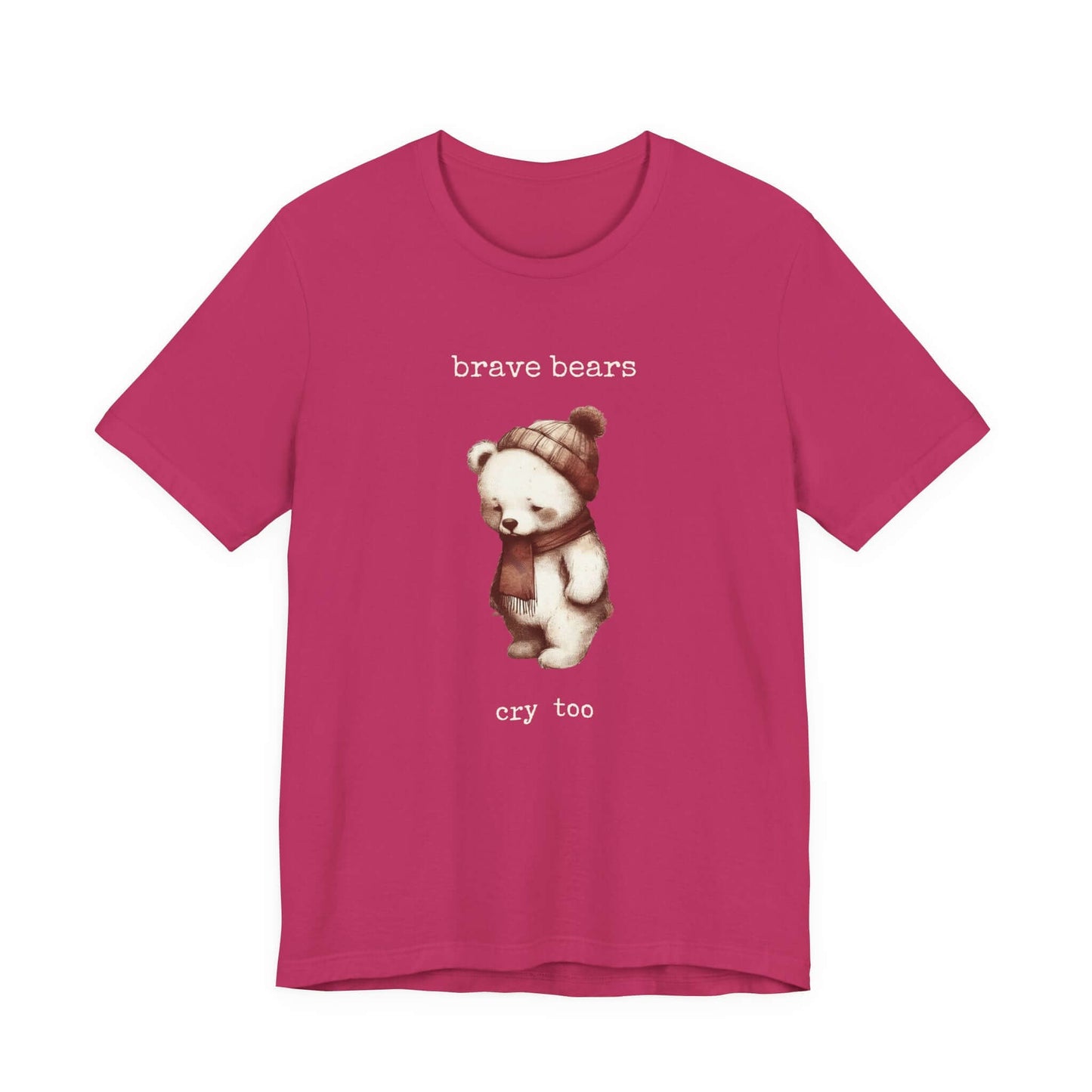Brave Bears Cry Too Shirt, Vintage Bear Shirt, My tummy Hurts Shirt - PopCultureByDesign36