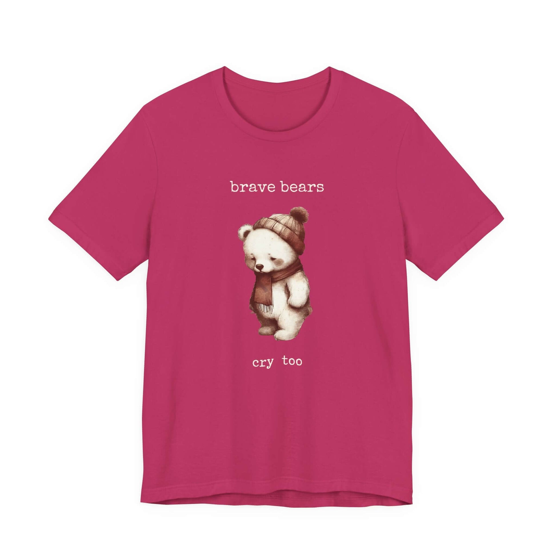 Brave Bears Cry Too Shirt, Vintage Bear Shirt, My tummy Hurts Shirt - PopCultureByDesign36