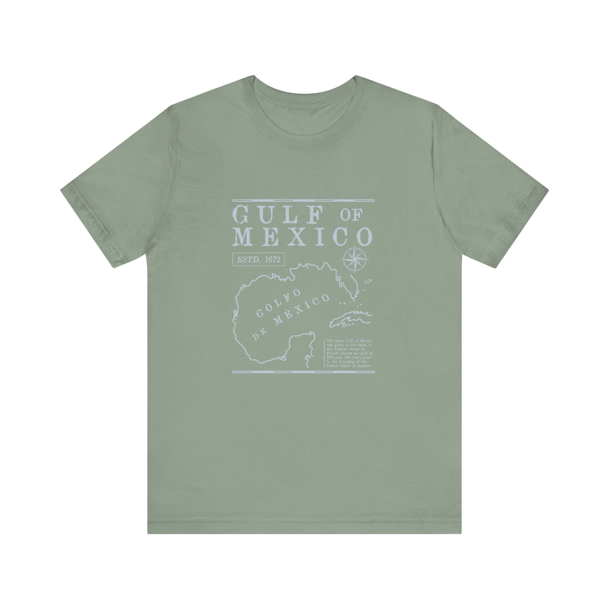Gulf of Mexico Shirt, Gulf Coast Shirt, Historical Gulf of Mexico - PopCultureByDesign36