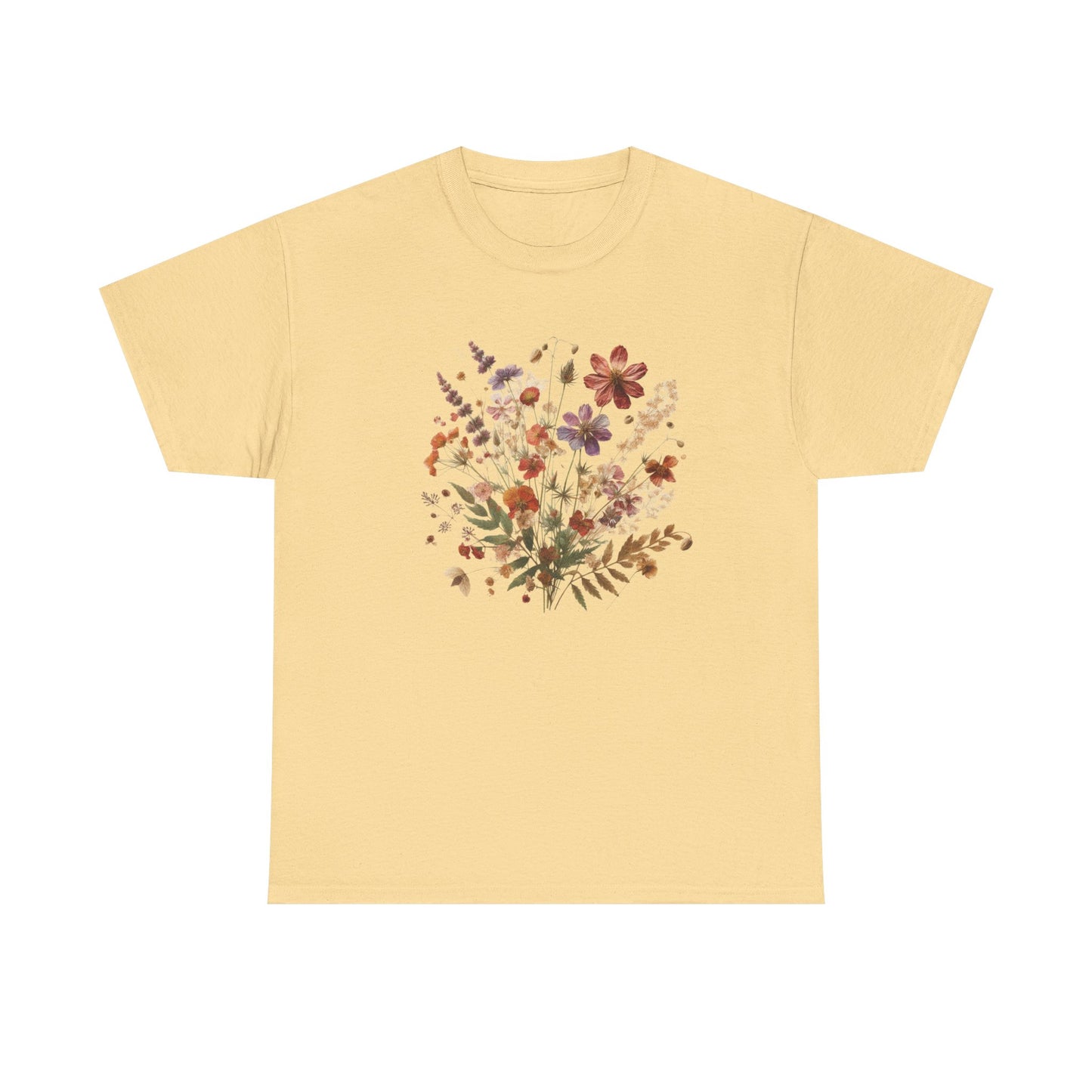 Wild Flowers T-Shirt, Floral Nature T-Shirt, Cottagecore Shirt - PopCultureByDesign36