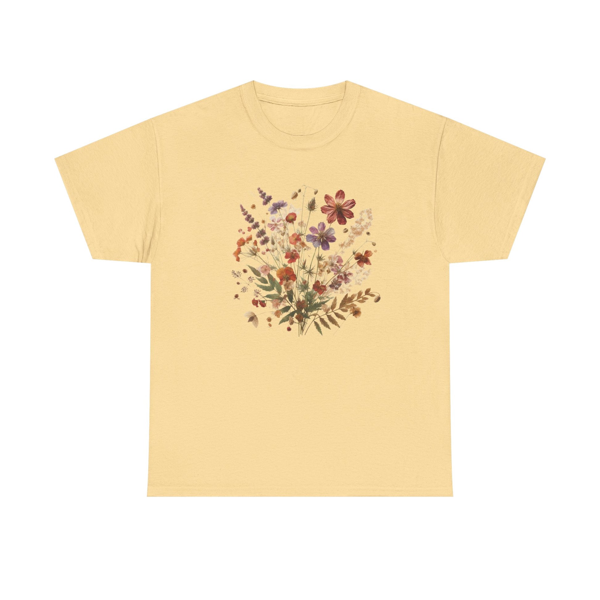 Wild Flowers T-Shirt, Floral Nature T-Shirt, Cottagecore Shirt - PopCultureByDesign36