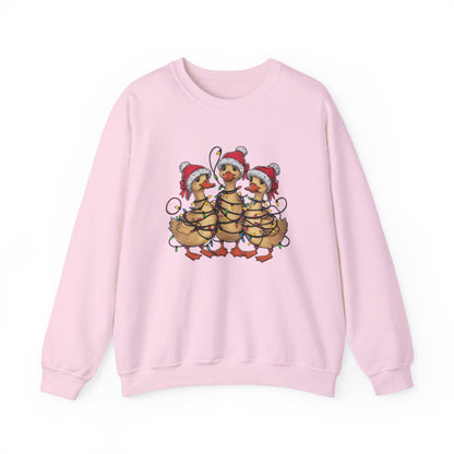 Christmas Ducks Sweatshirt, Funny Animals Christmas Sweatshirt - PopCultureByDesign36
