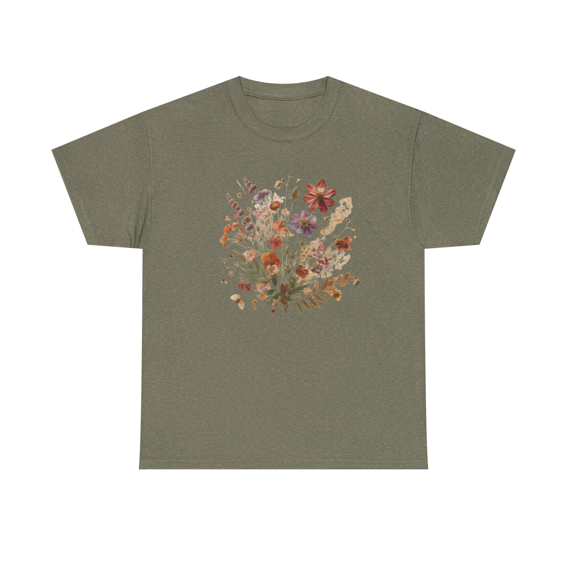 Wild Flowers T-Shirt, Floral Nature T-Shirt, Cottagecore Shirt - PopCultureByDesign36