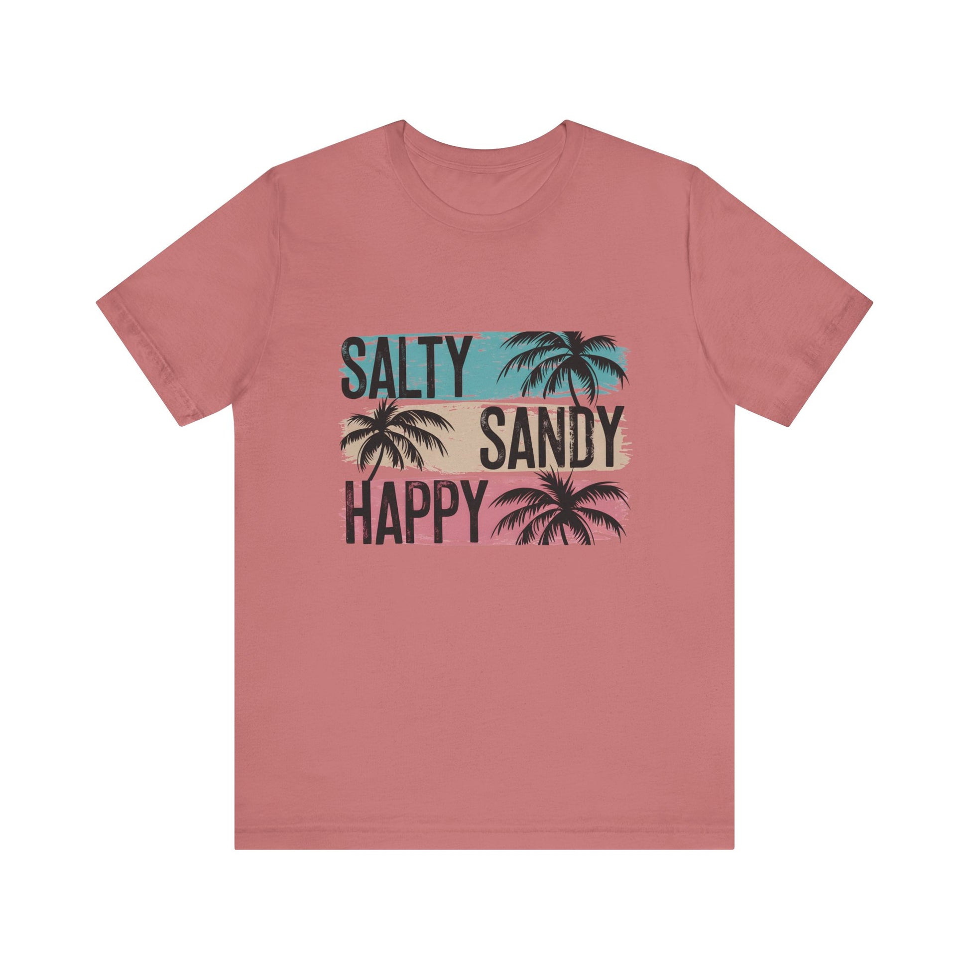 Salty Sandy Happy T-Shirt, Sandy Toes Salty Breeze Tee - PopCultureByDesign36