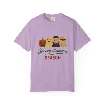 Spooky All The Way Halloween T-shirt, Pumpkin, Ghost, Dracula, Mummy Shirt - PopCultureByDesign36