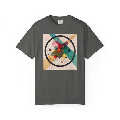 Abstract Art Tshirt, Circles in a Circle, Wassily Kandinsky,Kandinsky Art - PopCultureByDesign36