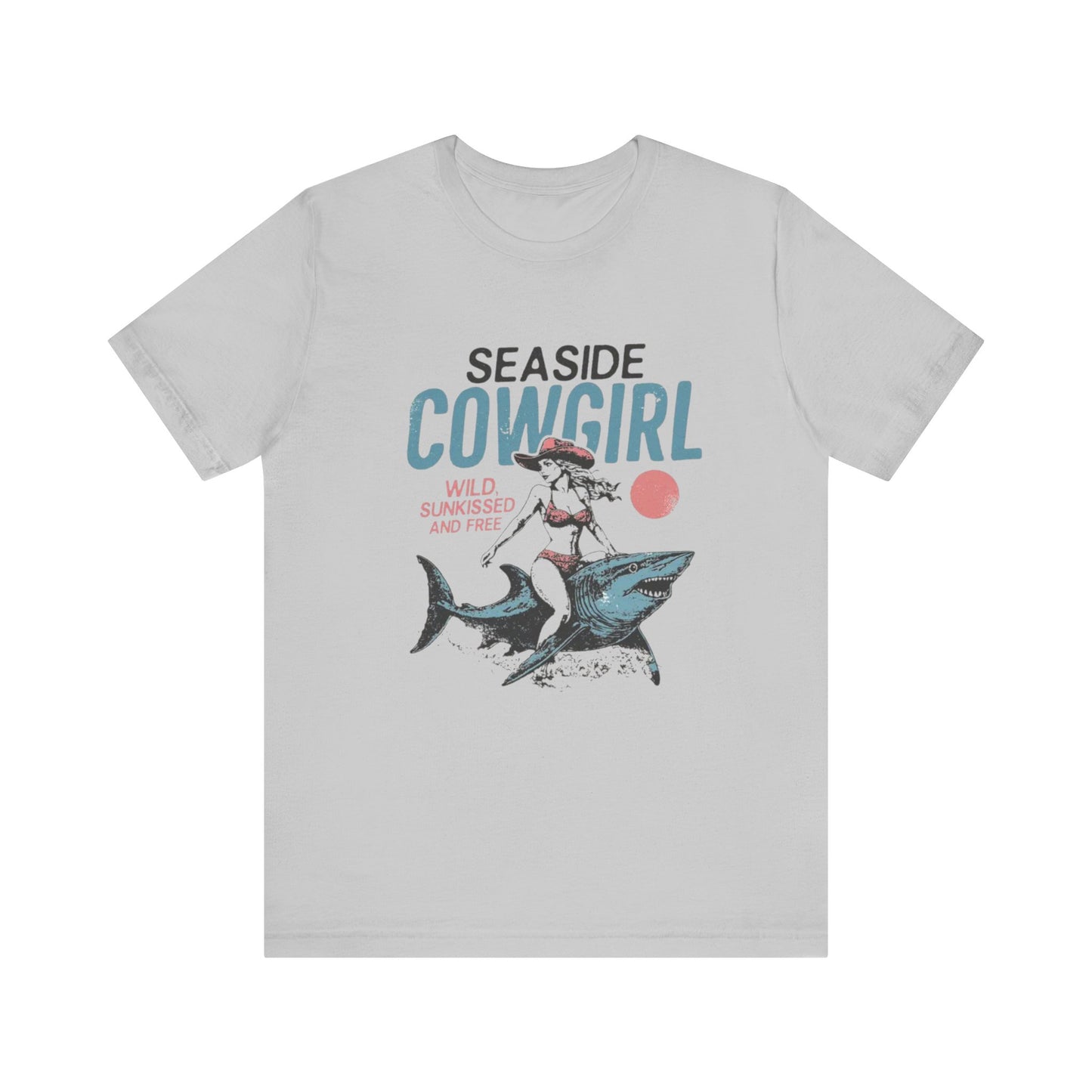 Seaside cowgirl retro summer Shirt, Western beach Shirt, Wild sunkissed Shirt - PopCultureByDesign36