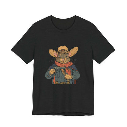 Funny Cowboy Mouse Shirt, Funny Rodent Shirt, Funny Mouse Shirt - PopCultureByDesign36