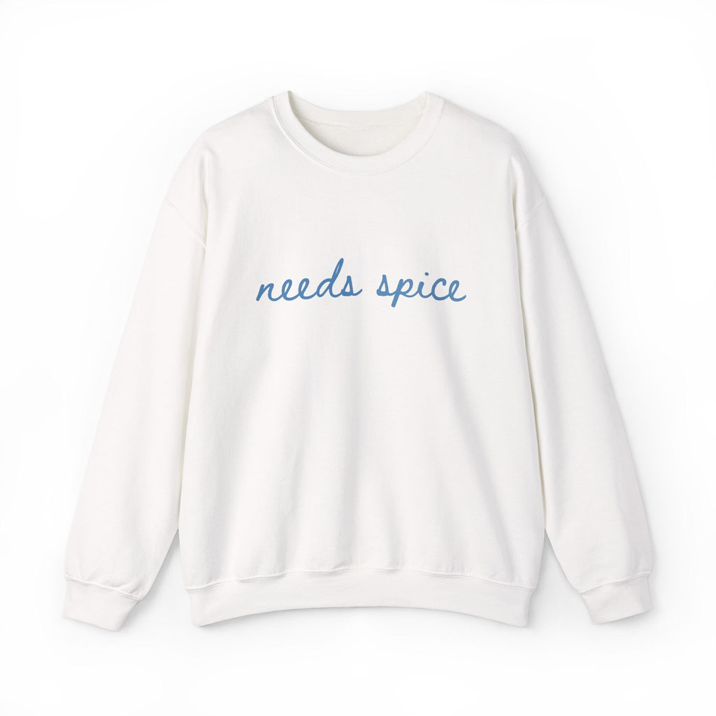 Needs Spice Sweatshirt Chef Sweatshirt Foodie Sweatshirt by PopCultureByDesign36