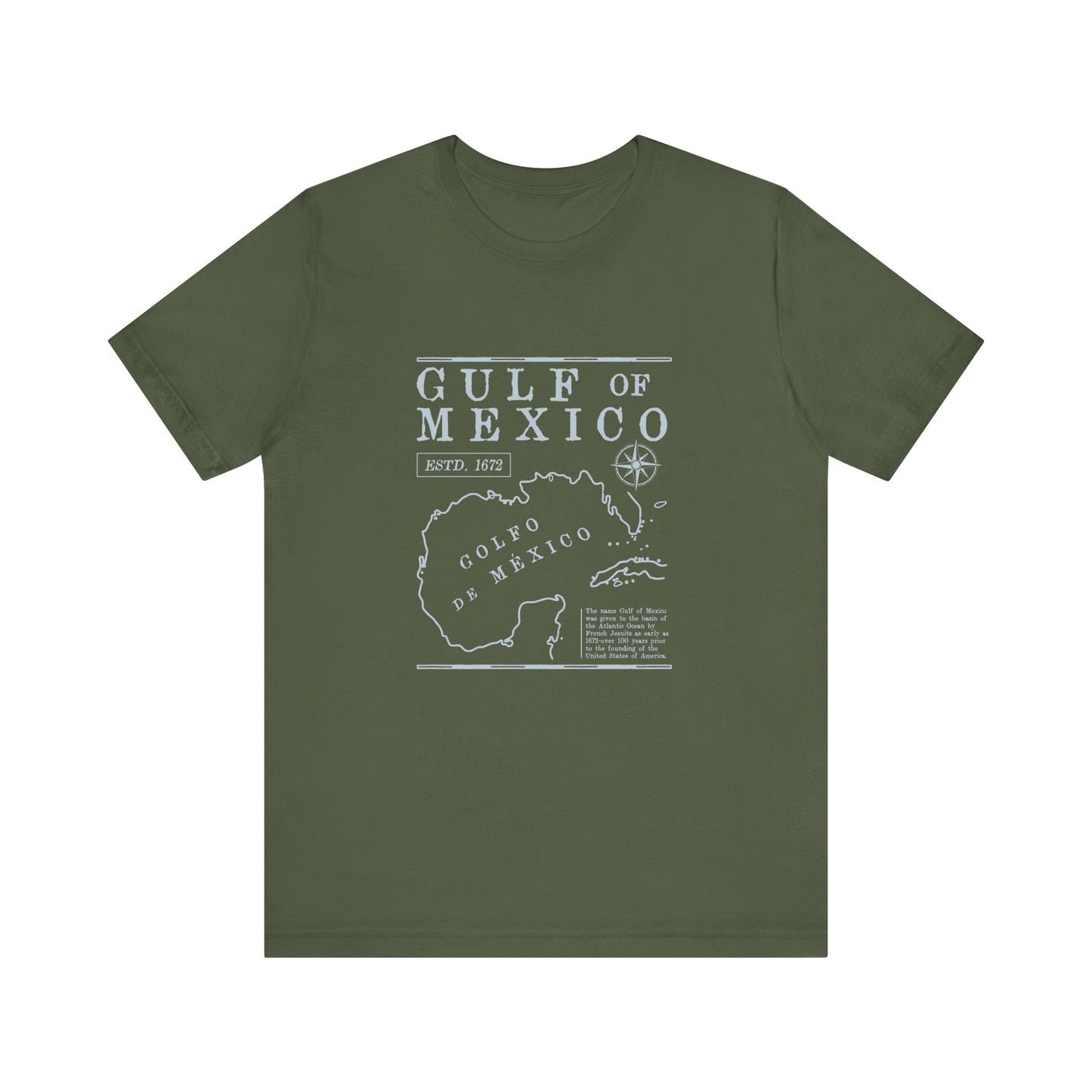 Gulf of Mexico Shirt, Gulf Coast Shirt, Historical Gulf of Mexico - PopCultureByDesign36