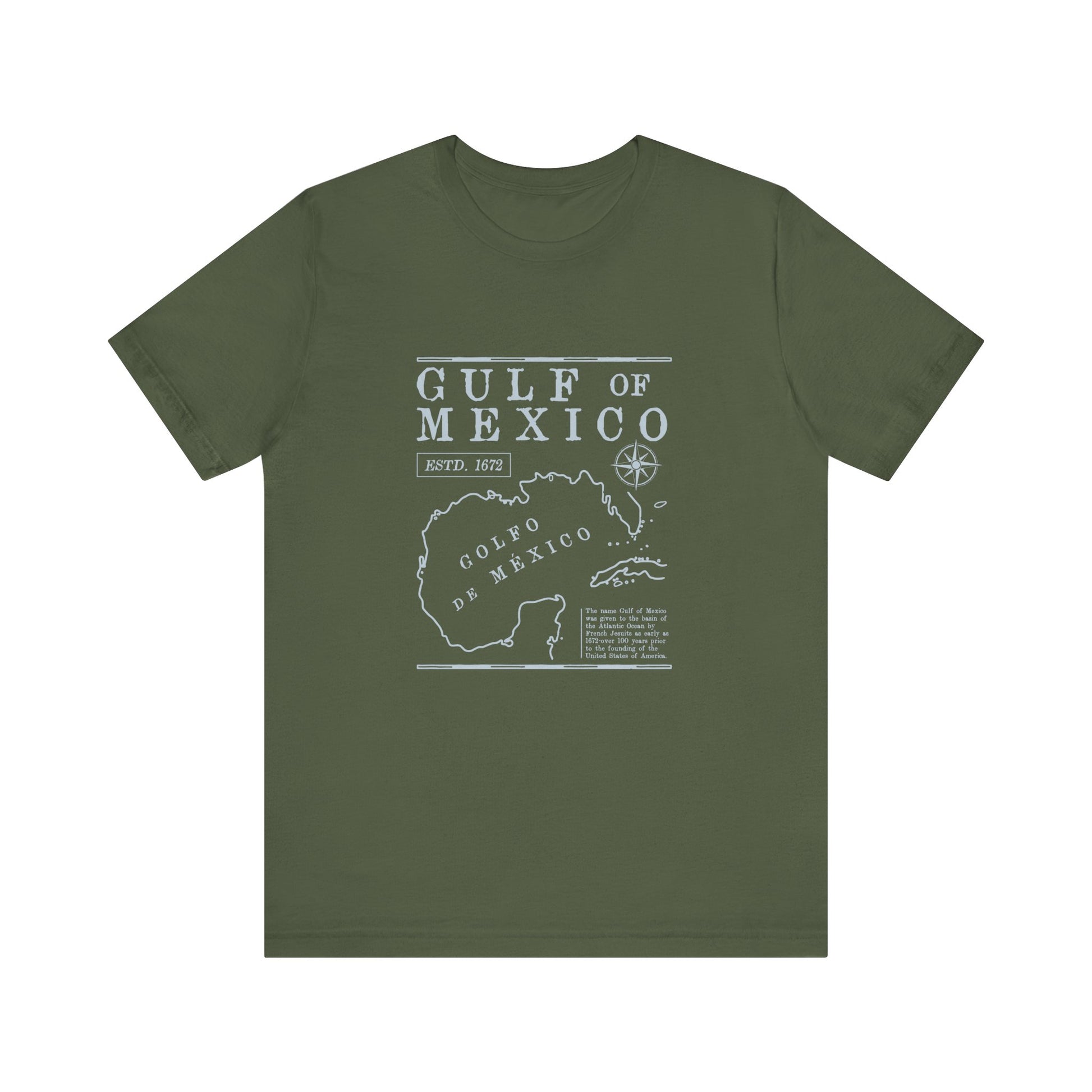 Gulf of Mexico Shirt, Gulf Coast Shirt, Historical Gulf of Mexico - PopCultureByDesign36