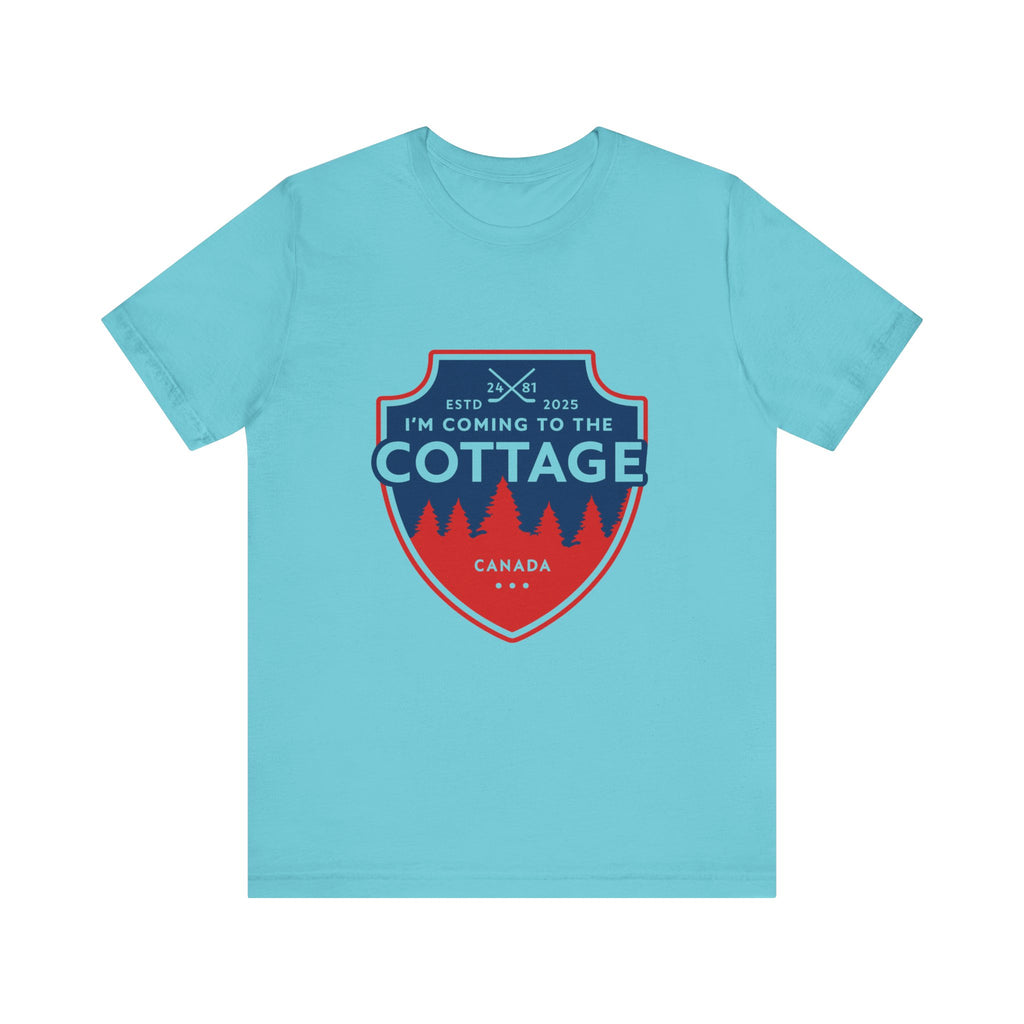Cottage Hockey Tee — “I’m Coming to the Cottage” Canadian Hockey Lover Shirt by PopCultureByDesign36
